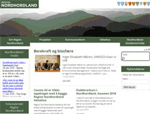 Tablet Screenshot of nordhordland.net